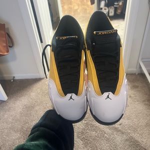Jordan 14s yellow
